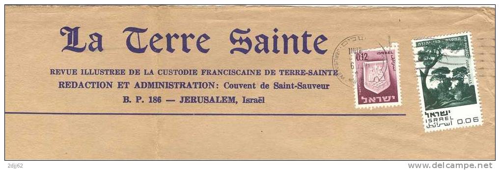 Journaux, Christianisme, Judaisme, "Terre Sainte", Jérusalem, Classe Ouverte - Devant D'enveloppe     (1653) - Jewish