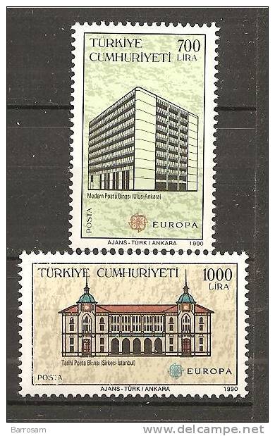 Turkey1990:Michel2886-7 Mnh** - 1958