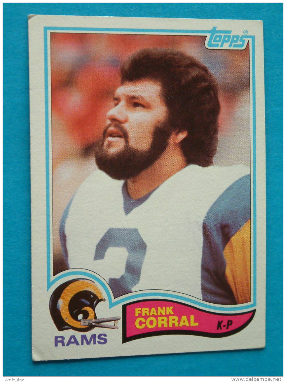 FRANK CORRAL / RAMS - K-P ( 370 ) ! - 1980-1989