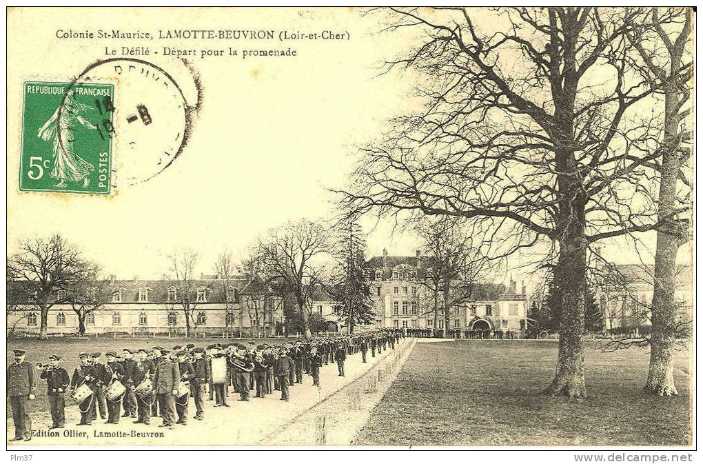 LAMOTTE BEUVRON - Colonie St Maurice (disciplinaire) - Départ Pour La Promenade - Lamotte Beuvron