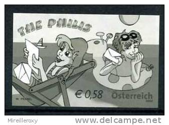 BANDE DESSINEE /  THE PHILIS / EDISON ET GOGOA LA PLAGE / EPREUVE NOIRE /SCHWARTZ DRUCK / AUTRICHE - Comics