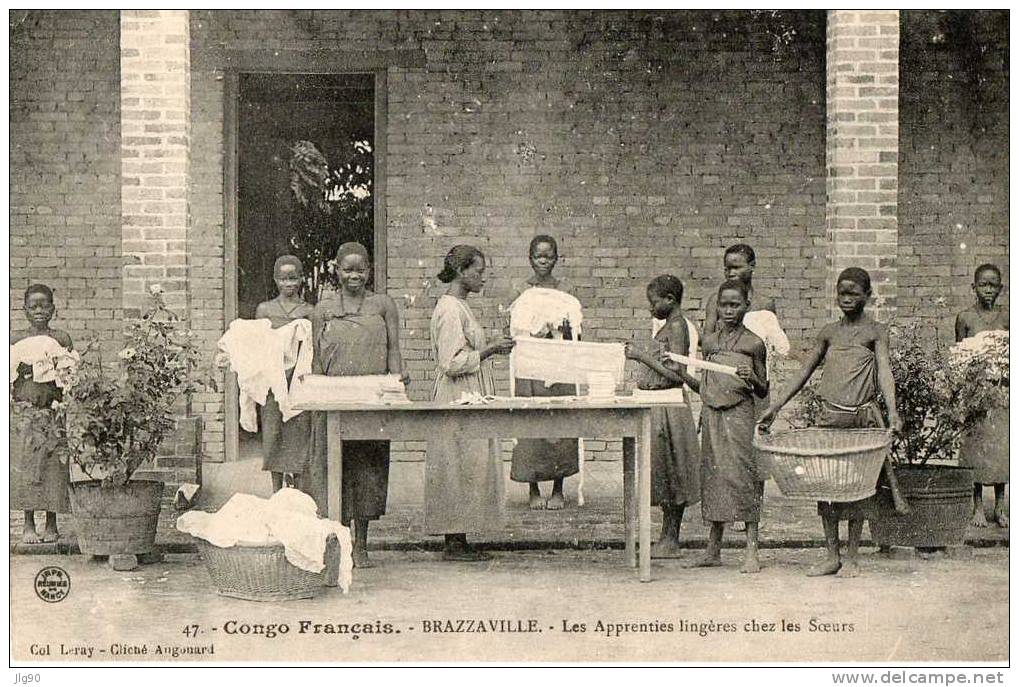 Congégration De St JOSEPH De CLUNY (PARIS) "CONGO: En Promenade"  Non-écrite - Missions