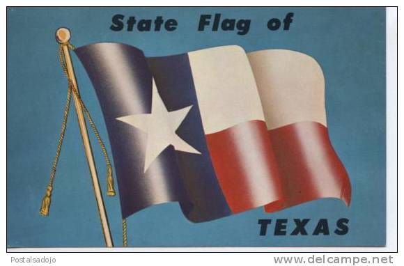 (EUA98) TEXAS . LONE STAR STATE FLAG . DRAPEAU - Autres & Non Classés