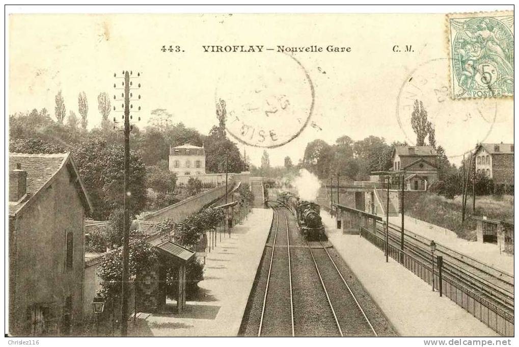 78 VIROFLAY Nouvelle Gare Avec Train   TOP  1907 - Viroflay