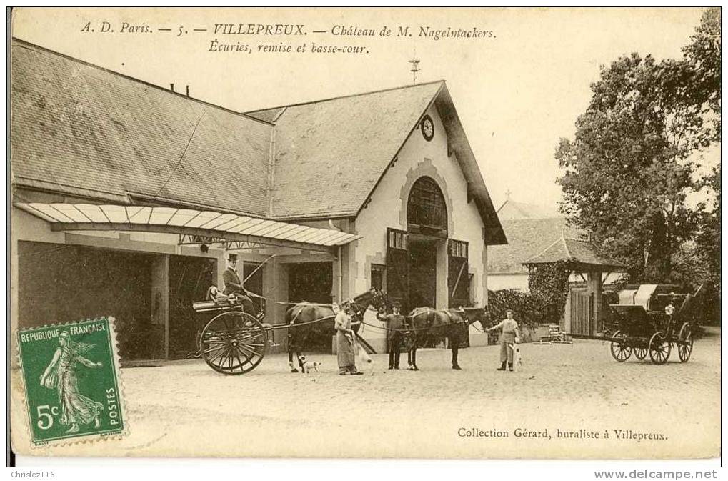 78 VILLEPREUX Château De M.Nagelnackers Ecuries  TOP - Villepreux