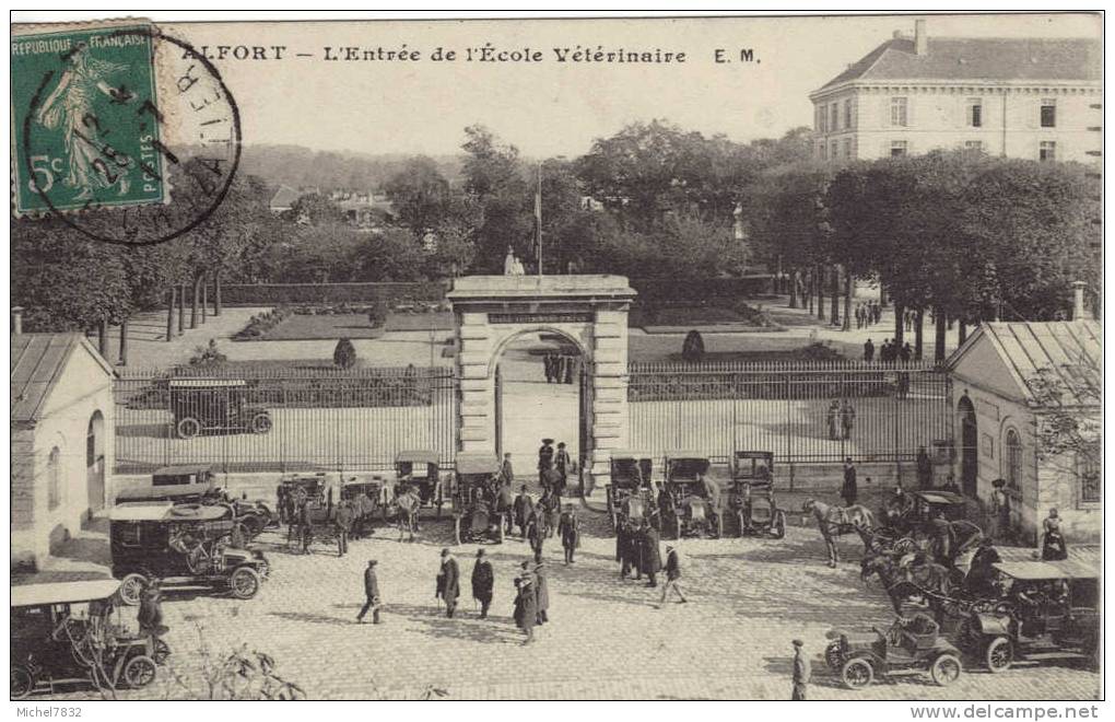 Maison Alfort,  L´entrée De L´Ecole Vétérinaire - Maisons Alfort