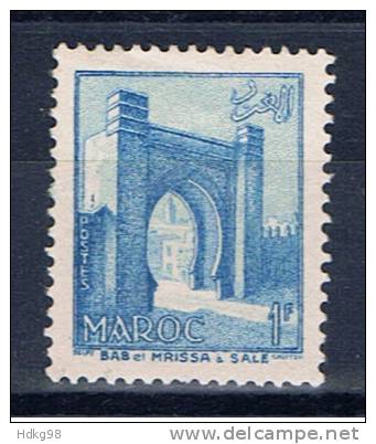 MA+ Marokko 1955 Mi 389** Tor - Used Stamps