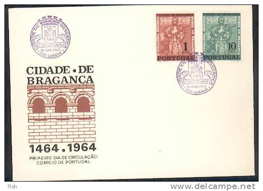 Portugal F.D.C &  Cidade De Bragança - Covers