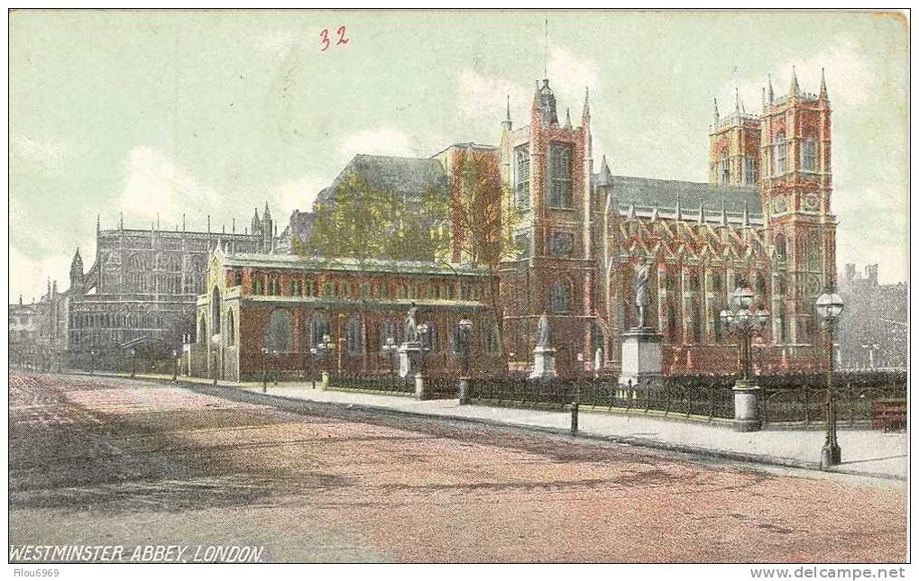 TRES RARE CARTE POSTALE  LONDRE     WESTMINSTER ABBEY - Westminster Abbey
