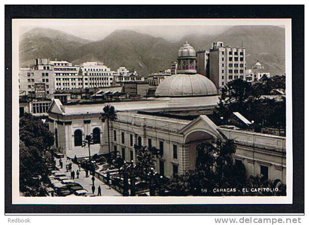 Real Photo Postcard Caracas Venezeula - El Capitolio - Ref 369 - Venezuela