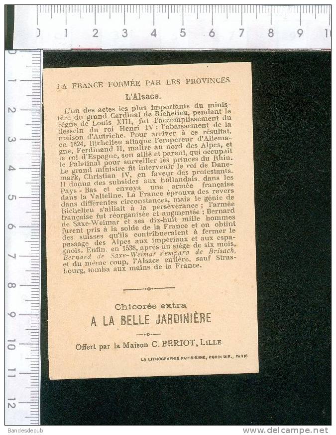 Chromo Didactique  Histoire De France Alsace Richelieu  Prise De Brisach - Other & Unclassified