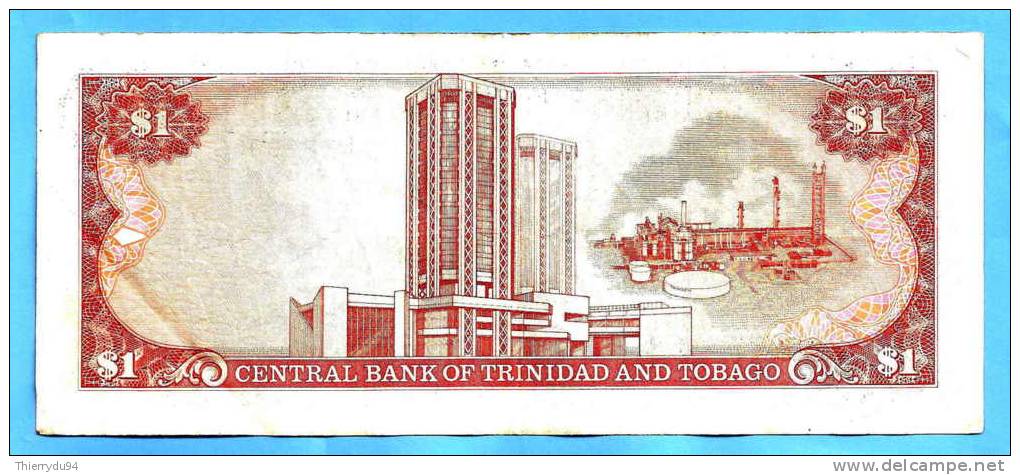 Trinidade Et Tobago 1 Dollar 1985 Signature 7 Prefix NX Oiseau Bird Skrill Paypal - Trindad & Tobago