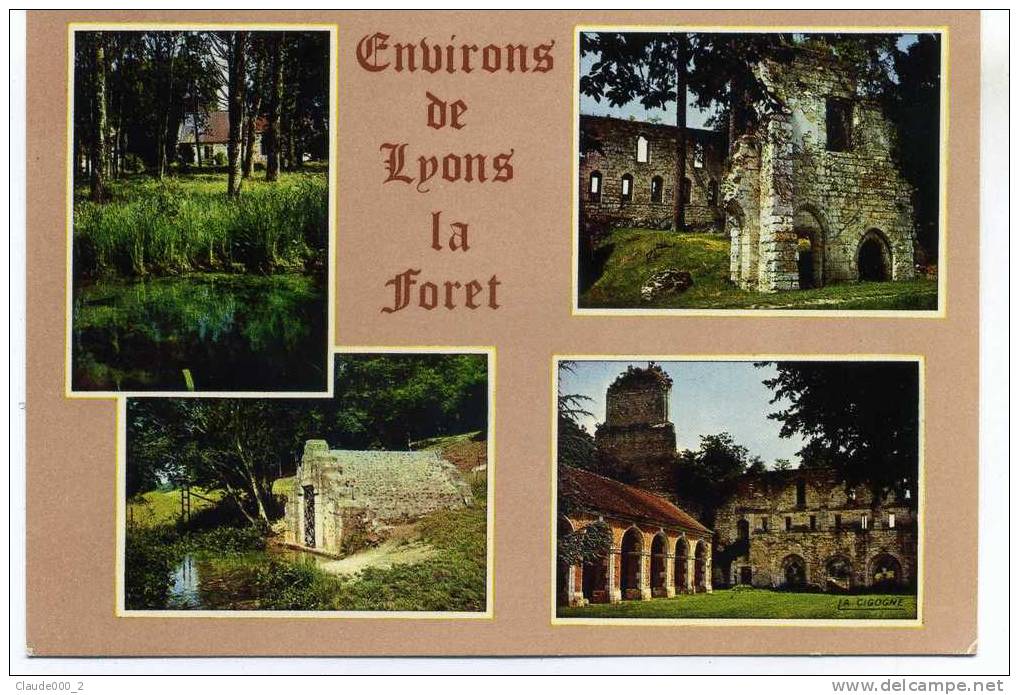 LYONS LA FORET . Diverse Vues  . Voir Recto - Verso    (C394) - Lyons-la-Forêt