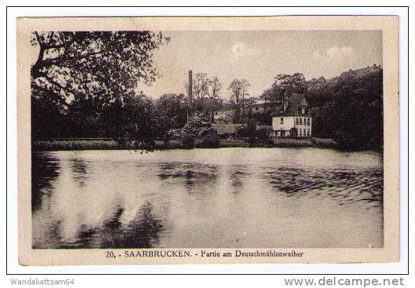 AK 20 - SAARBRÜCKEN. - Partie Am Deutschmühlenweiher - Saarbruecken