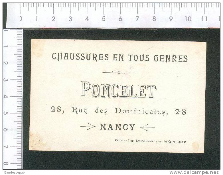 Nancy Jolie Chromo Imp Lessertisseux  Thème Musique Solfège Point D' Arrêt  Cuivre Nain - Autres & Non Classés