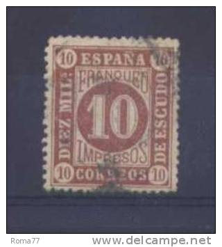 PA459 - SPAGNA 1867 , Yvert N. 94 - Oblitérés