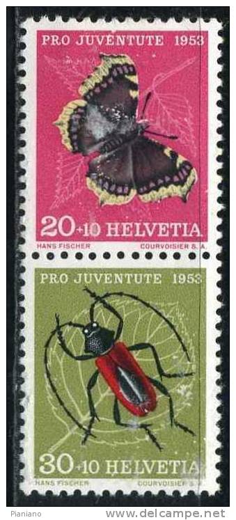 PIA - SVIZZERA - 1953 : Pro Juventute : Coppia Proveniente Da Carnet - (Yv 541a) - Ungebraucht