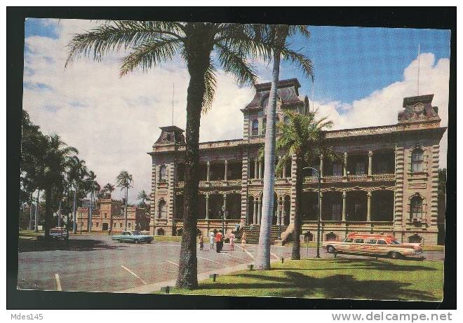 4 Hawaii 60's Chrome Iolani Palace, Hotel Tropic Isle, Waikiki Hotels, Honolulu Arena - Honolulu