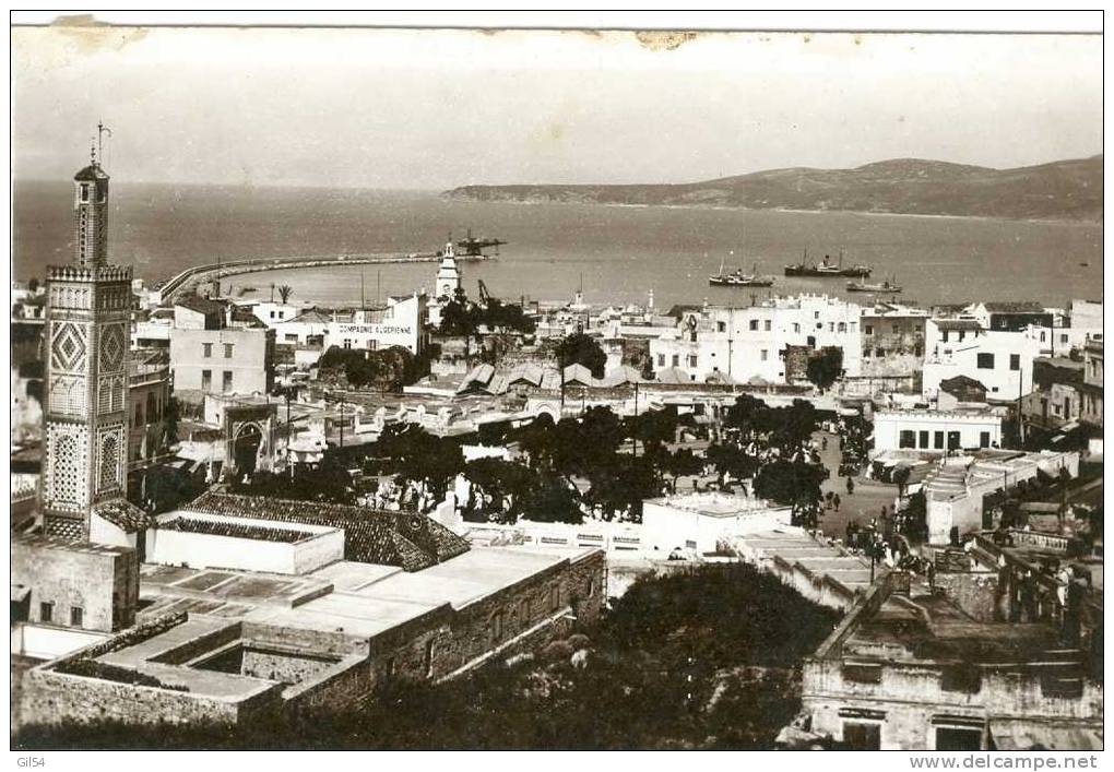 Cpa Du Maroc , Tanger , Vue Générale , Affranchie Par N°133 Et N°141 EN 1940 Mf92 - Other & Unclassified
