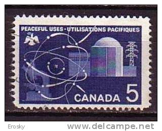 F0434 - CANADA Yv N°373 ENERGIE ATOMIQUE - Used Stamps