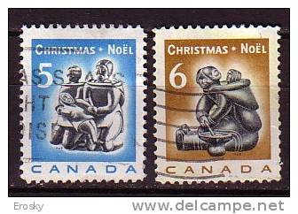 F0464 - CANADA Yv N°409/10 NOEL CHRISTMAS - Gebruikt