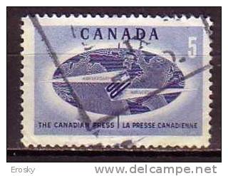 F0455 - CANADA Yv N°394 PRESSE - Gebruikt