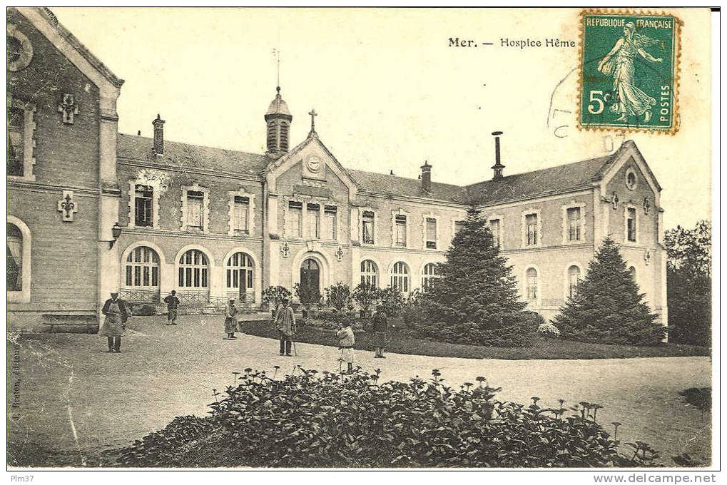 MER - Hospice Hème - Circulé 1907 - Mer