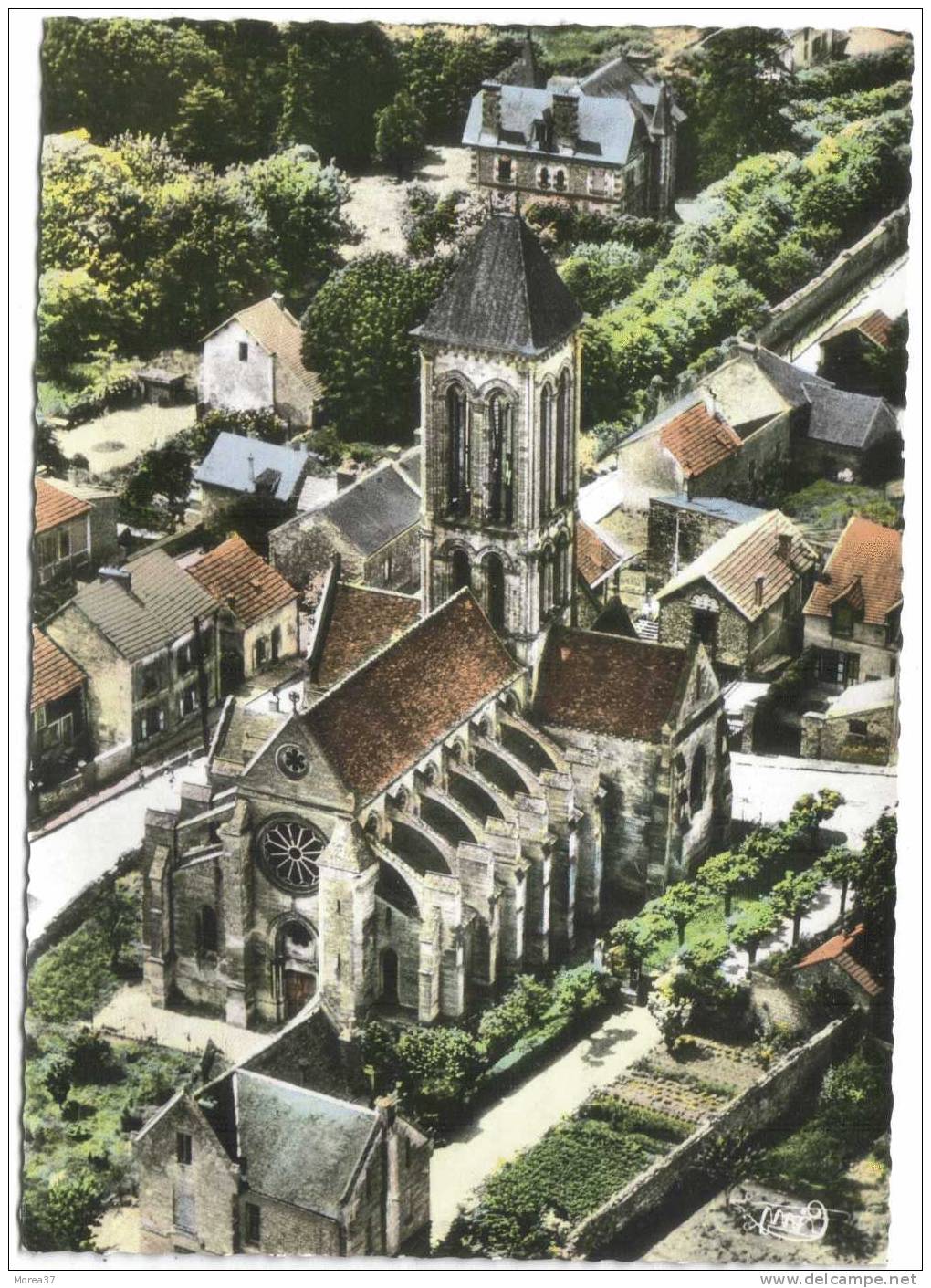 CHAMPAGNE SUR OISE  Vue Aérienne De L'église - Champagne Sur Oise