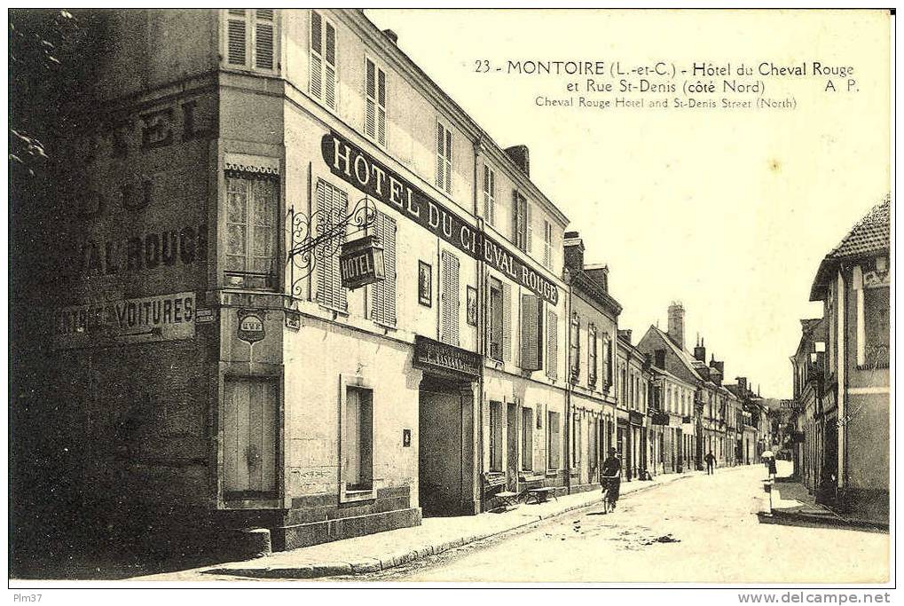 MONTOIRE - Hotel Du Cheval Rouge - écrite 1922 - Montoire-sur-le-Loir