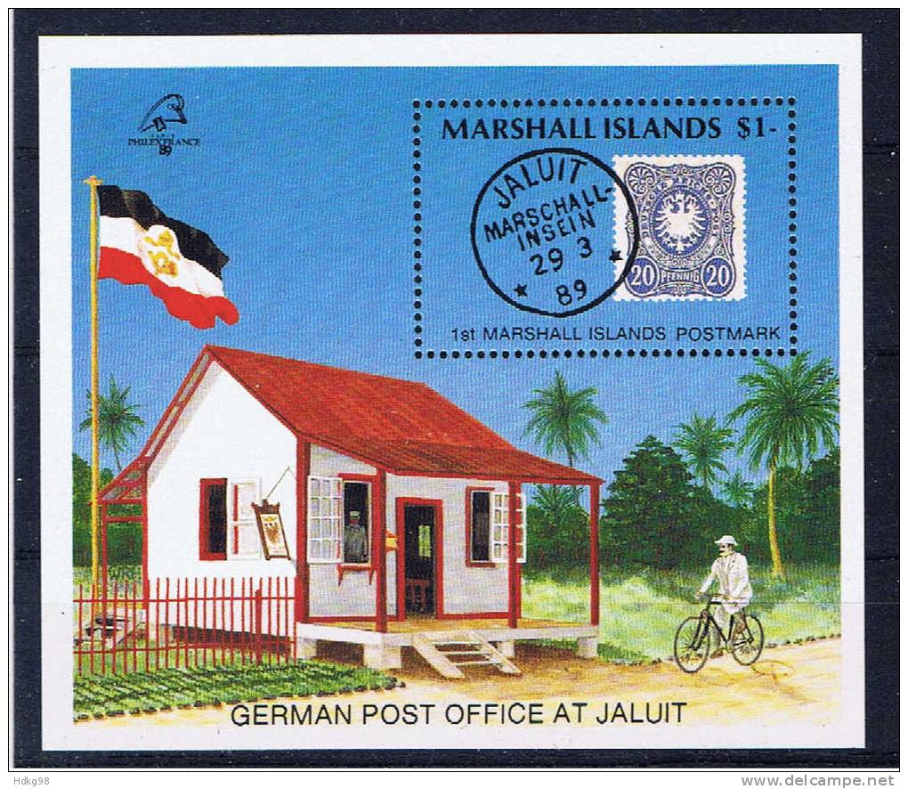 MH Marshallinseln 1989 Mi Bl. 6** Postgeschichte - Marshallinseln