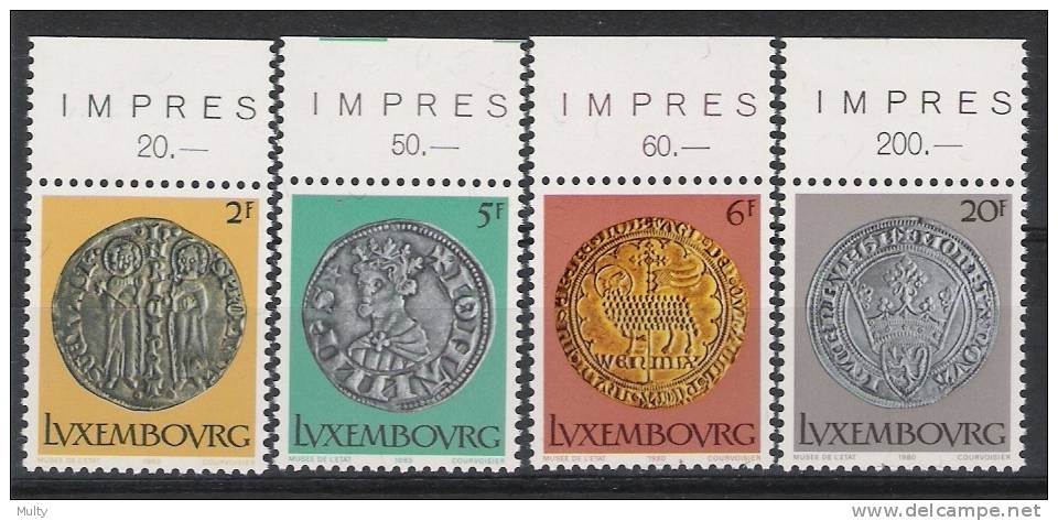 Luxemburg Y/T 953 / 956 (**) - Unused Stamps