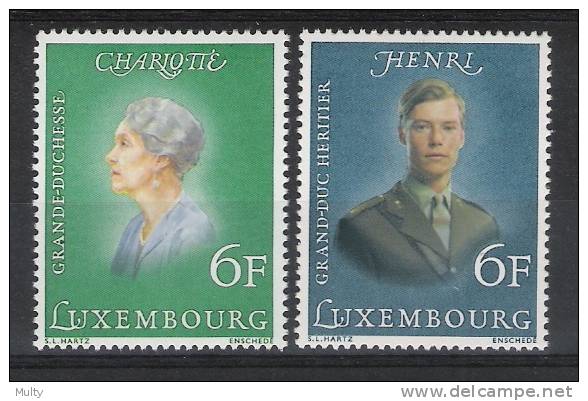 Luxemburg Y/T 872 / 873 (**) - Unused Stamps