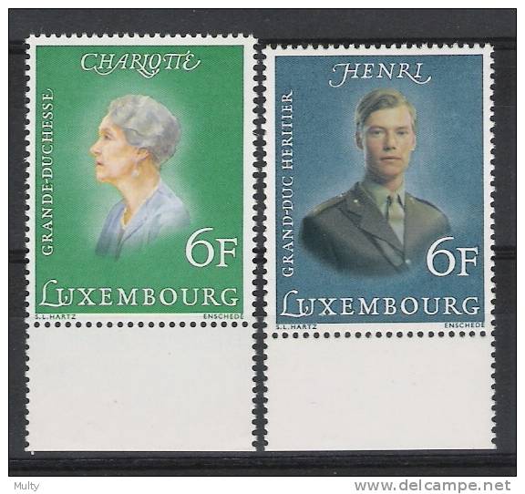 Luxemburg Y/T 872 / 873 (**) - Unused Stamps