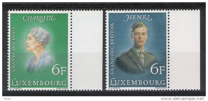 Luxemburg Y/T 872 / 873 (**) - Unused Stamps