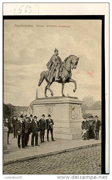 CPA SAARBRÜCKEN.-Kaiser Wiltheim-Denkmal-mai 052 - Saarbruecken