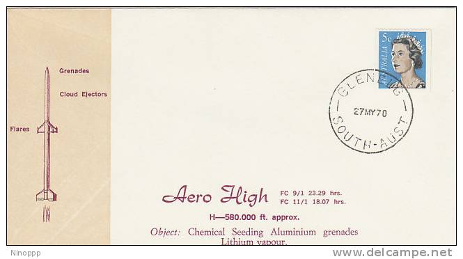 Australia-1970 Aero High FC 9/1 And FC 11/1  Souvenir Cover - Océanie