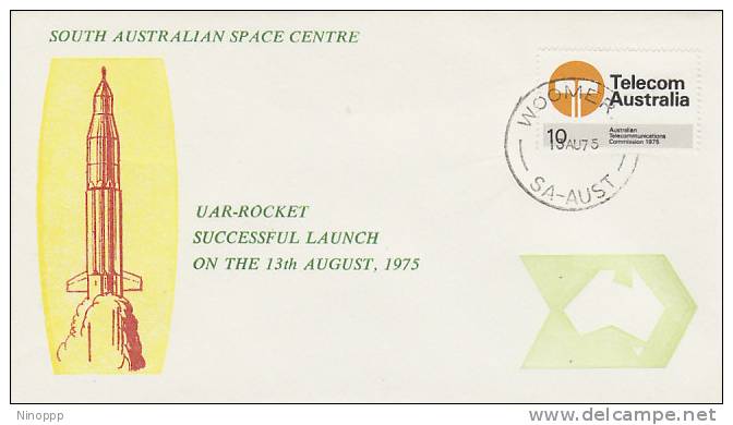 Australia-1975  UAR-Rocket Successful Launch  Souvenir Cover - Ozeanien