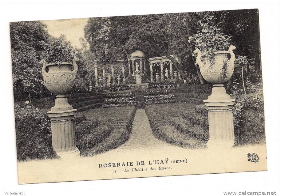 94..ROSERAIE DE L HAY..LE THEATRE DES ROSES....1915 - L'Hay Les Roses