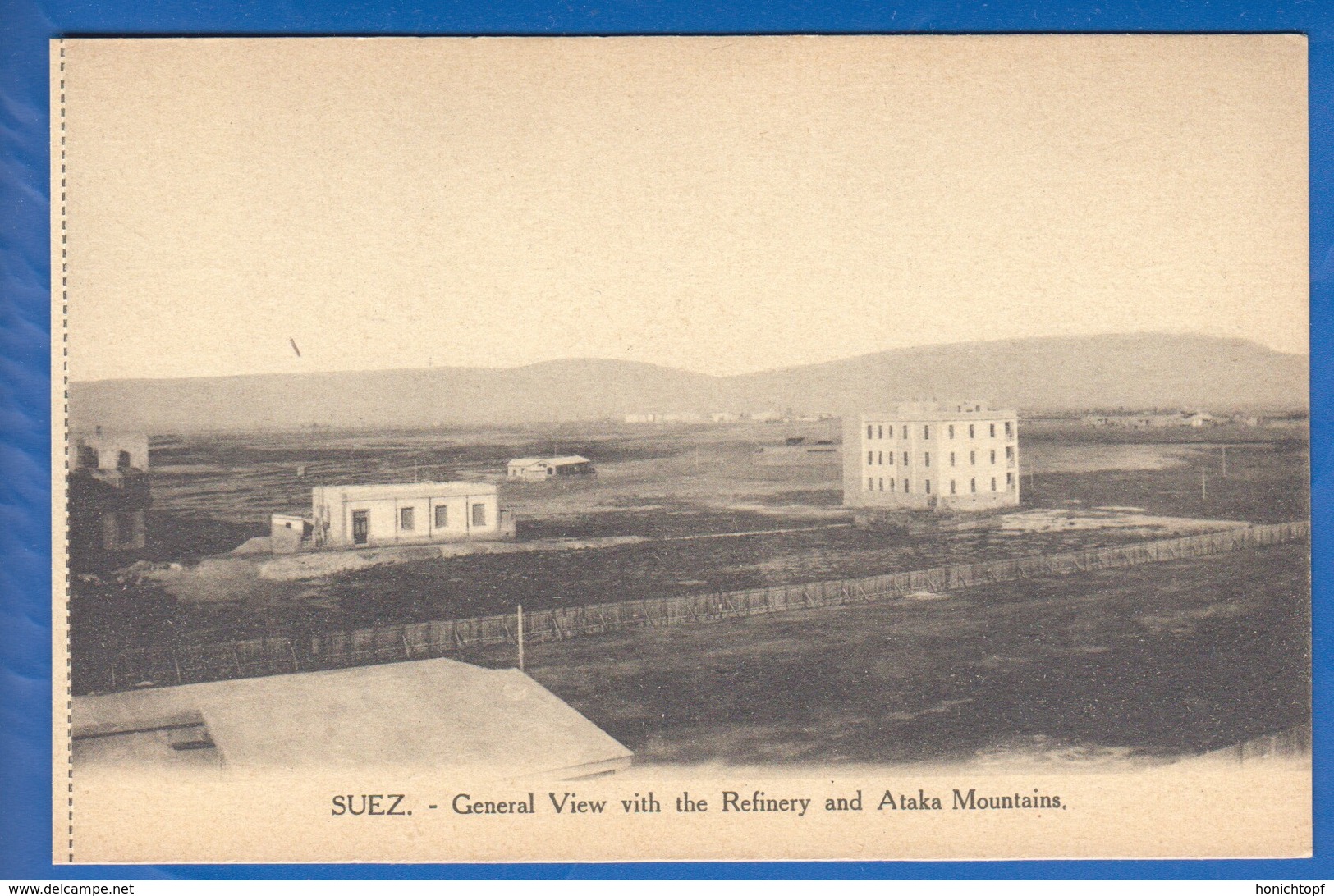 Egypt; Suez; General View With The Rafinery And Ataka Mountains - Sues