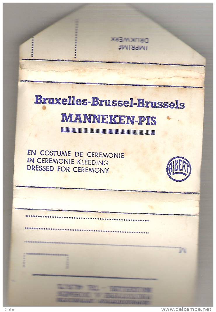 - Manneken-Pis En Costume De Cérémonie (Bruxelles)  - 20  - 4.5X7 - Personnages Célèbres