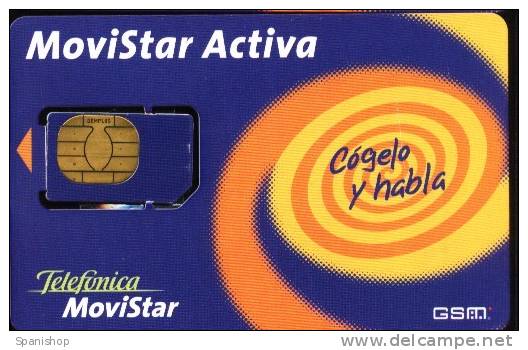 Spain GSM Phonecard Movistar Activa - Telefonica