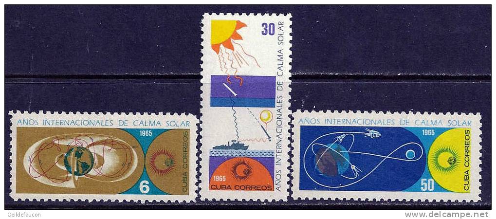 CUBA - Yvert - 843/48**  - Cote 8 € - Climate & Meteorology