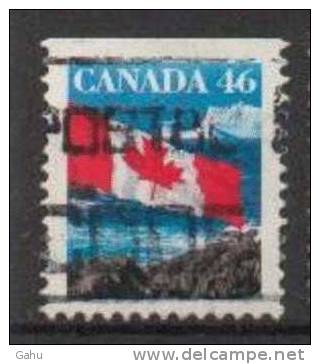 Canada ; 1998 ; N° Y/T: 1623a ; "drapeau" ; Ob;  Cote Y : 0.60  E. - Oblitérés