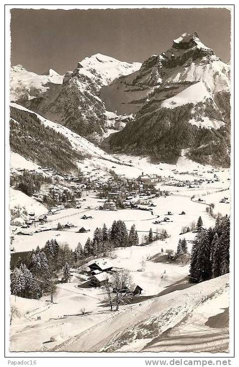 CH - OW - Engelberg (1019 M) Mit Hahnen - HMAK / CPSM Ed. K. Meuser N° 94 (gelaufen / Circulée 1961) - Engelberg