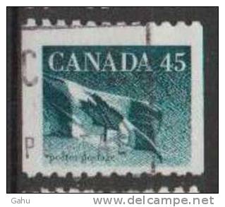 Canada ; 1995 ; N° Y/T: 1417  ; "drapeau" ; Ob;  Cote Y :   E. - Oblitérés