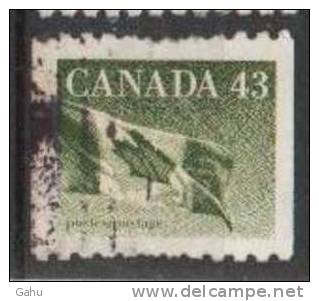 Canada ; 1992 ; N° Y/T: 1297  ; "drapeau" ; Ob;  Cote Y : 0.55  E. - Oblitérés
