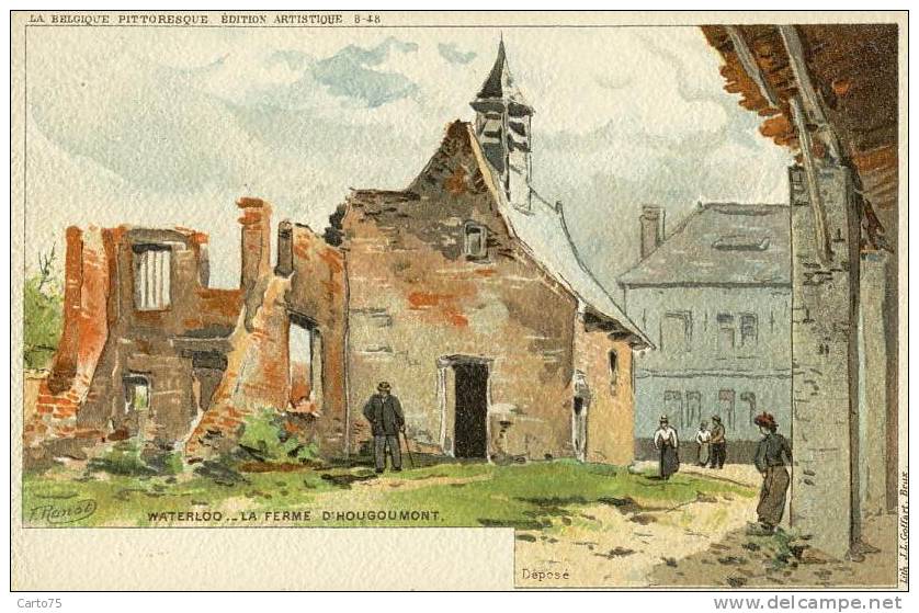 Belgique - Waterloo  Ferme D'Hougoumont - Illustration - Waterloo