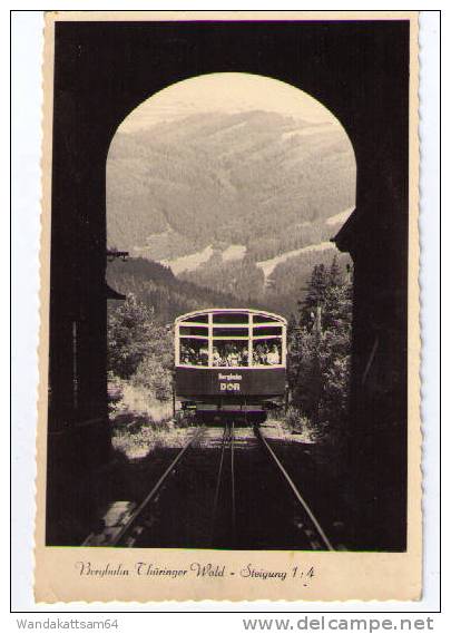 AK Oberweissbacher Bergbahn Thüringer Wald Steigung 1 : 4 18.9.71 SCHNEEBERG Nach  2238 Zinnowitz - Oberweissbach