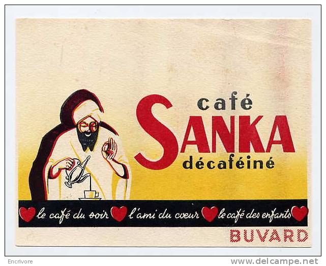 Buvard Café SANKA Decafeine - Kaffee & Tee