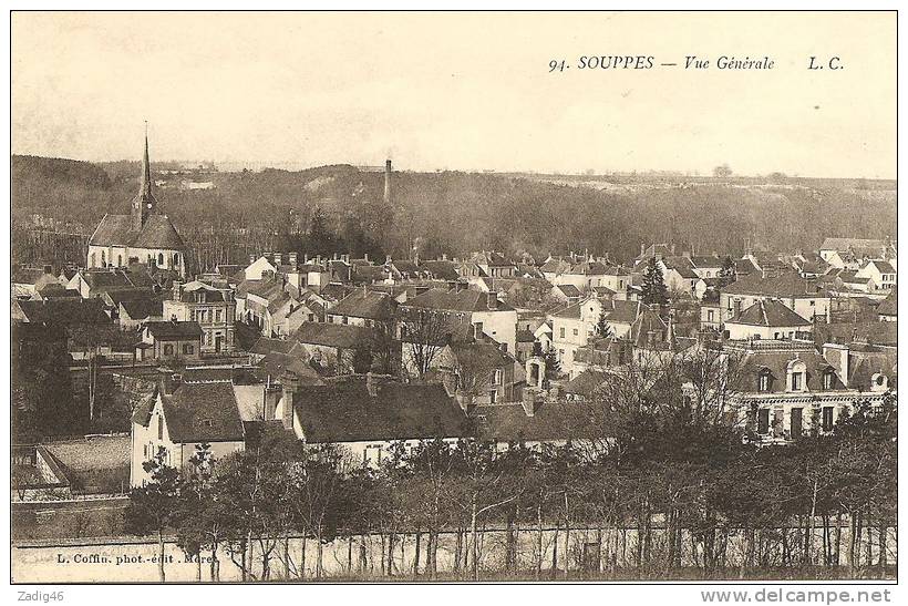 94 - SOUPPES - VUE GENERALE - Souppes Sur Loing